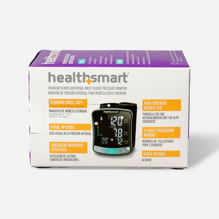 HealthSmart Premium Wrist Digital Blood Pressure Monitor, , large