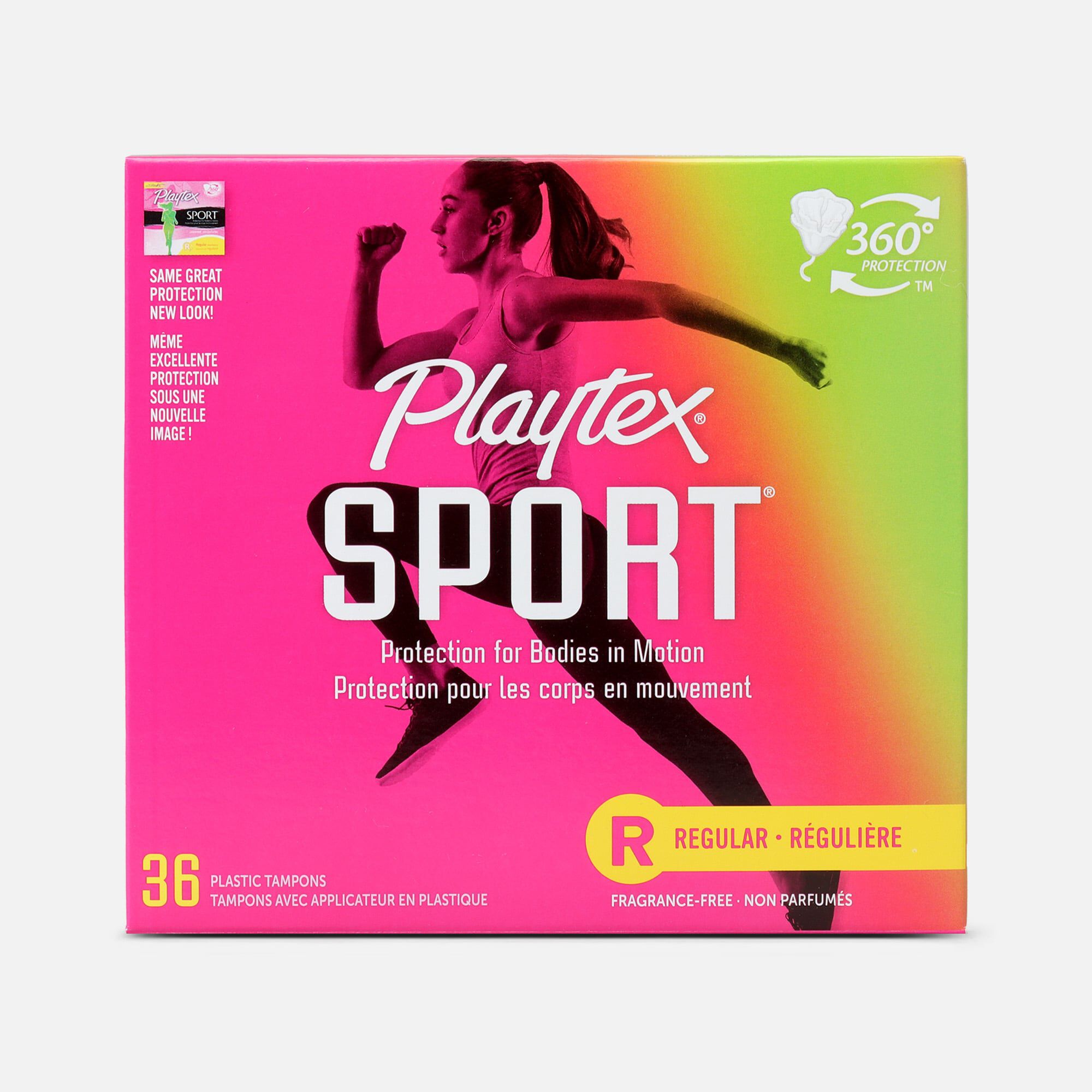Playtex Sport Regular Tampons, Unscented, 36 ct., , large
