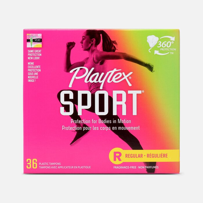 Playtex Sport Regular Tampons, Unscented, 36 ct., , large