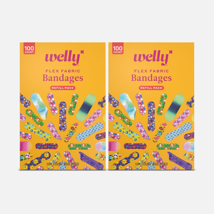 Welly Bravery Bandages Assorted Pattern Value Pack, 100 ct. (2-Pack), , large