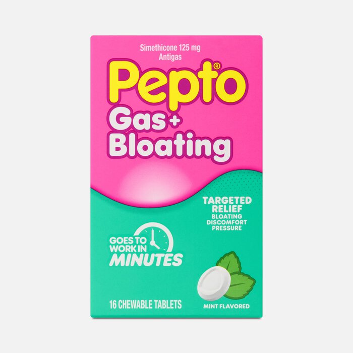 Pepto® Gas + Bloating Chewables, Mint, 16 ct., , large
