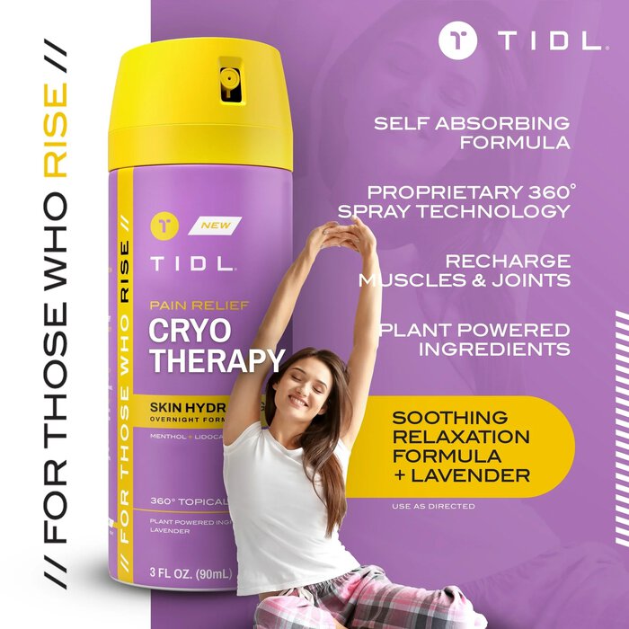 TIDL Evening Therapy Pain Relief Spray, Lavender, 3 oz., , large