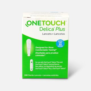 OneTouch Delica Plus Lancet 33g, 100 ct.