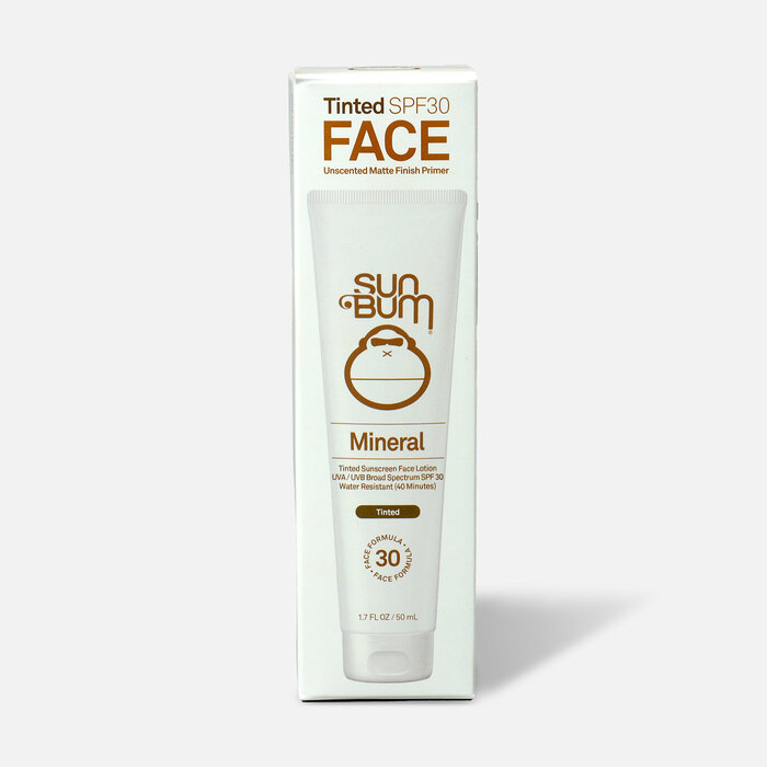 Sun Bum SPF 30 Mineral Sunscreen Tinted Face Lotion, 1.7 oz., , large