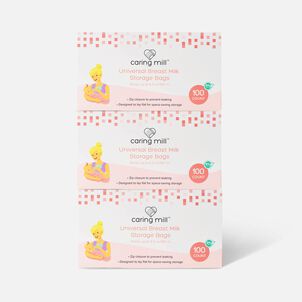 Caring Mill&trade; Breast Milk Universal Storage Bags 100 ct. (3-Pack)