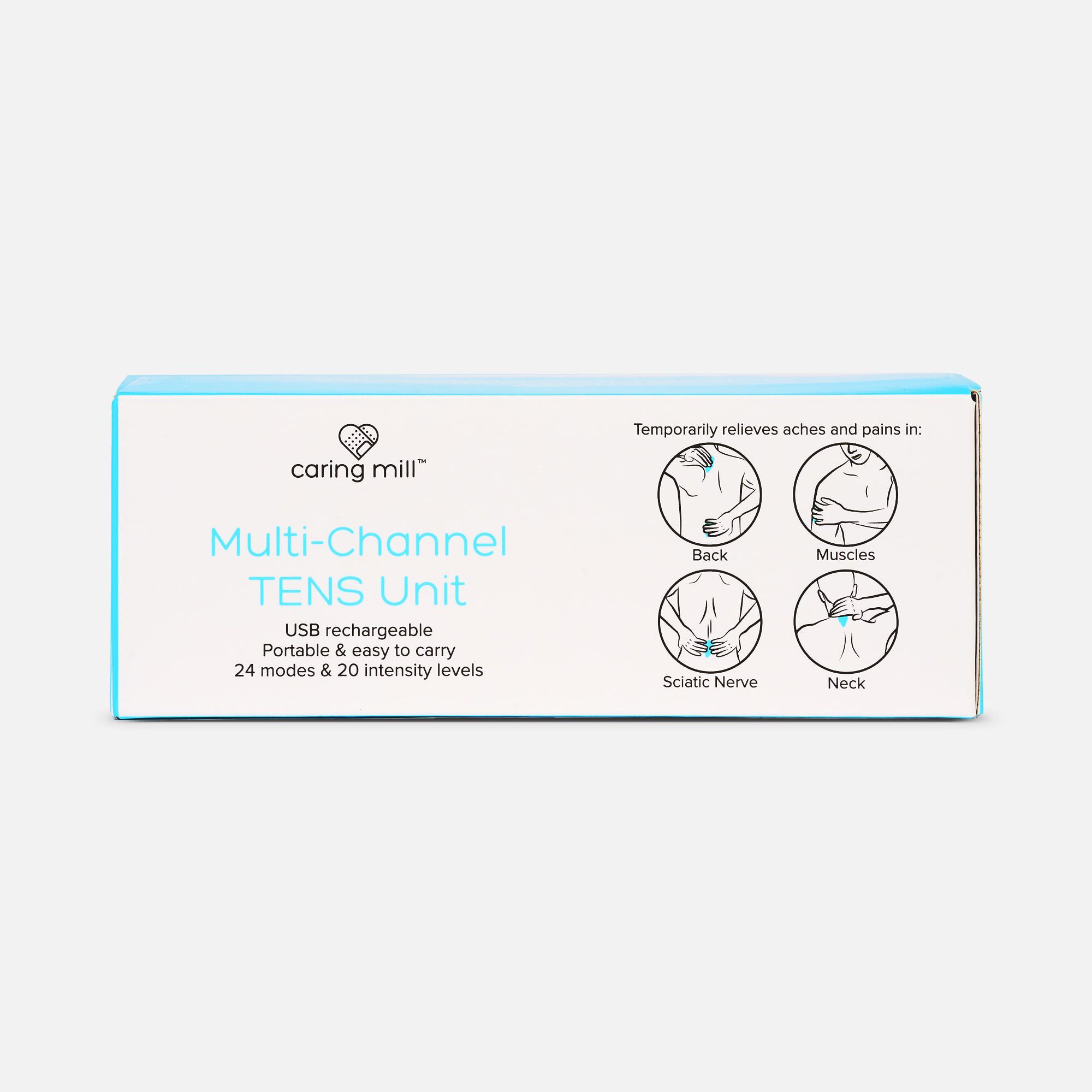 Caring Mill™ Multi-Channel Pain Relief Pro TENs Unit, , large