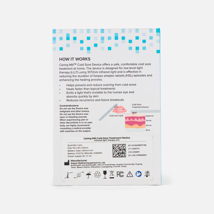 Caring Mill™ Cold Sore Therapy Device, , large
