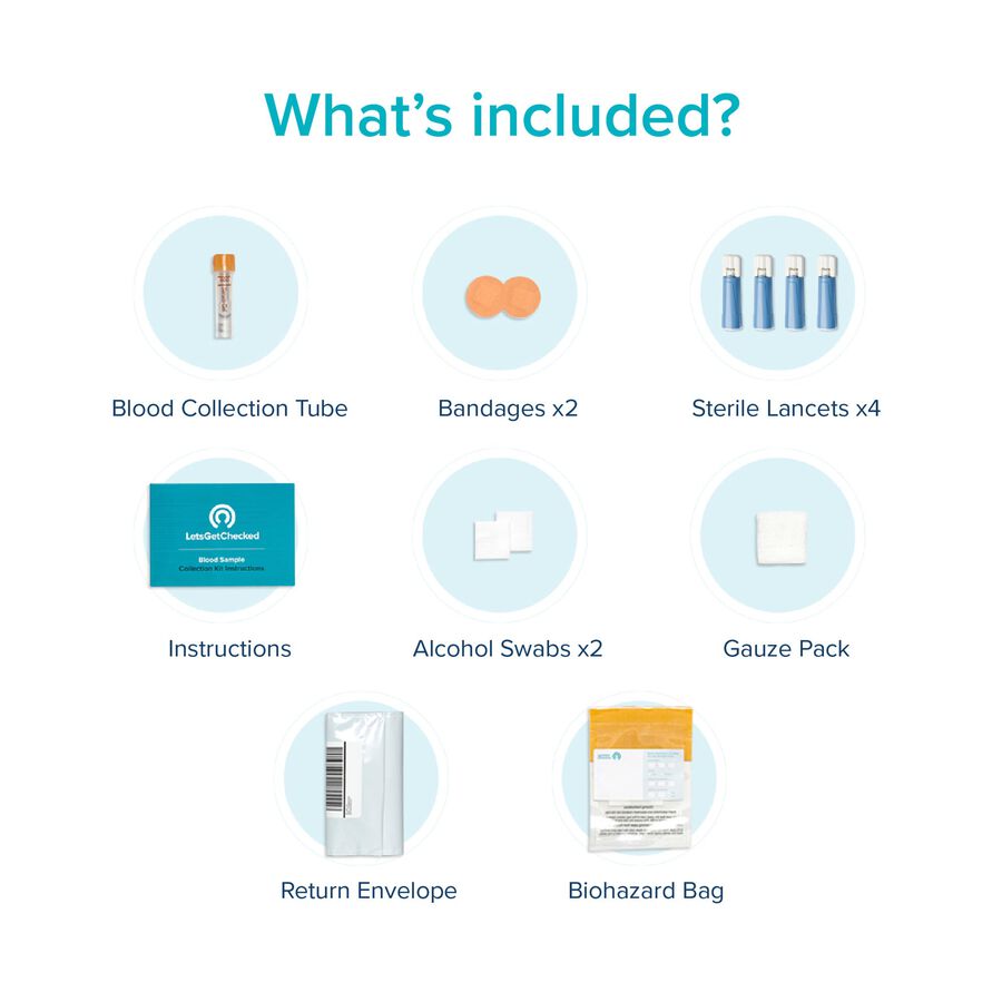 Male Hormone Test by LetsGetChecked | Testosterone, Sex Hormone Binding Globulin (SHBG), Free Androgen Index (FAI), , large image number 1