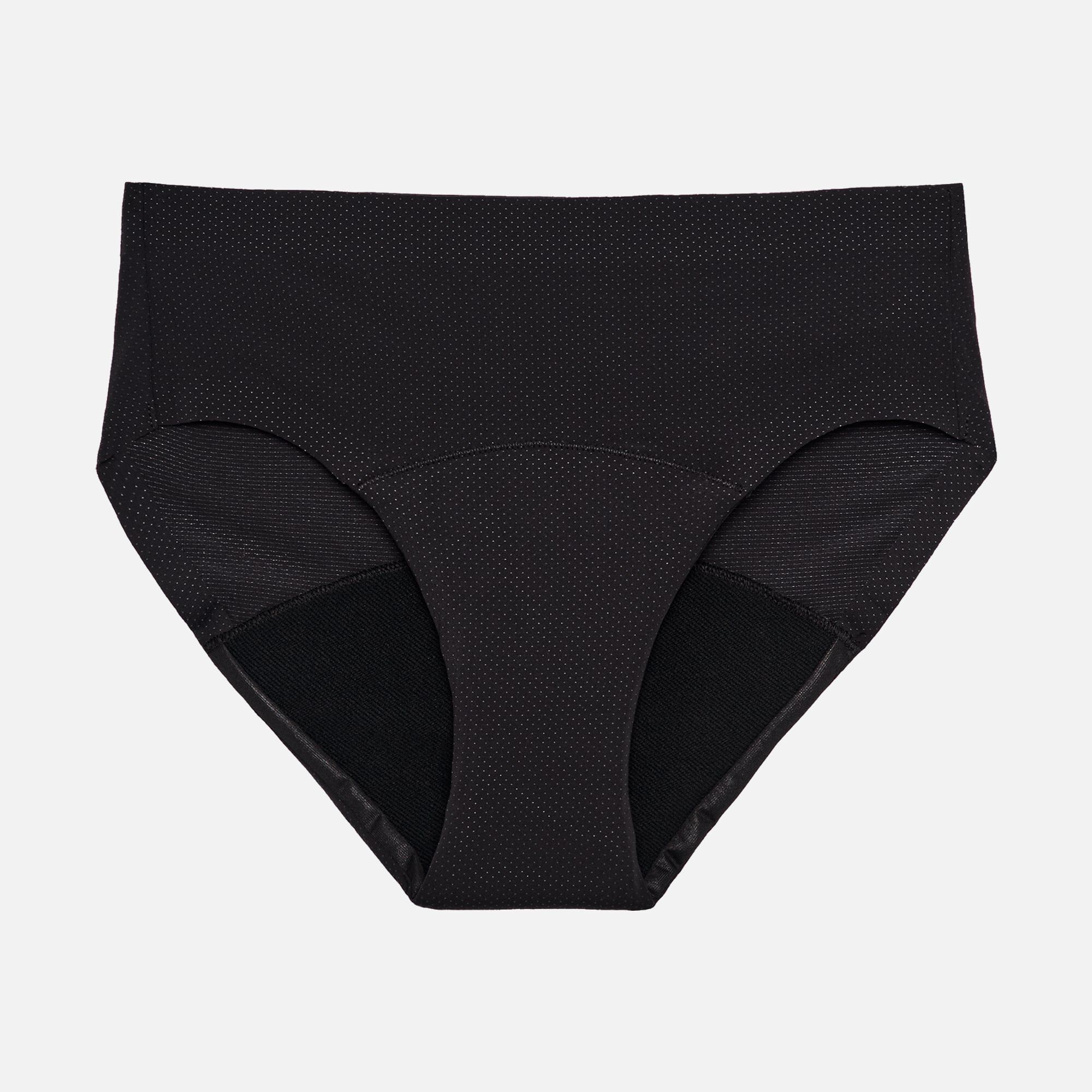 Thinx Breathable Hiphugger Period Underwear, Black, , large