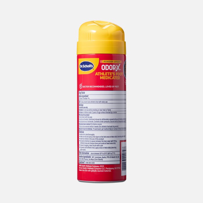 Dr. Scholl's Odor-X Athlete's Foot 24-hour Medicated AF Spray Powder, 4.7 oz., , large