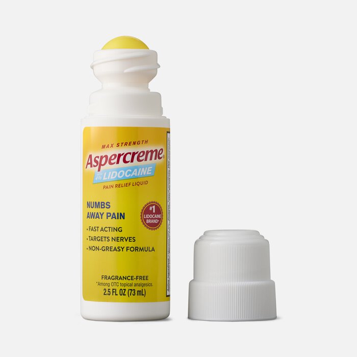 Aspercreme No Mess Roll-On with 4% Lidocaine, 2.5 fl oz., , large