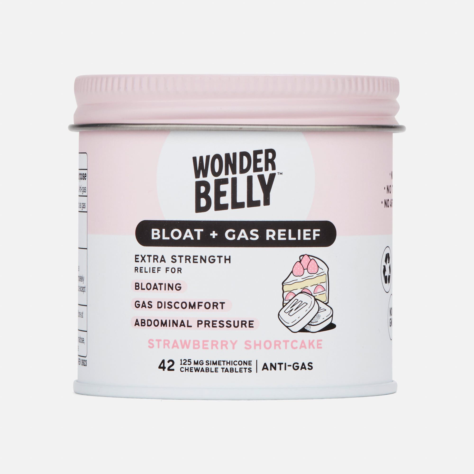 Wonderbelly Bloat + Gas Relief, Strawberry Shortcake, 42 ct., , large