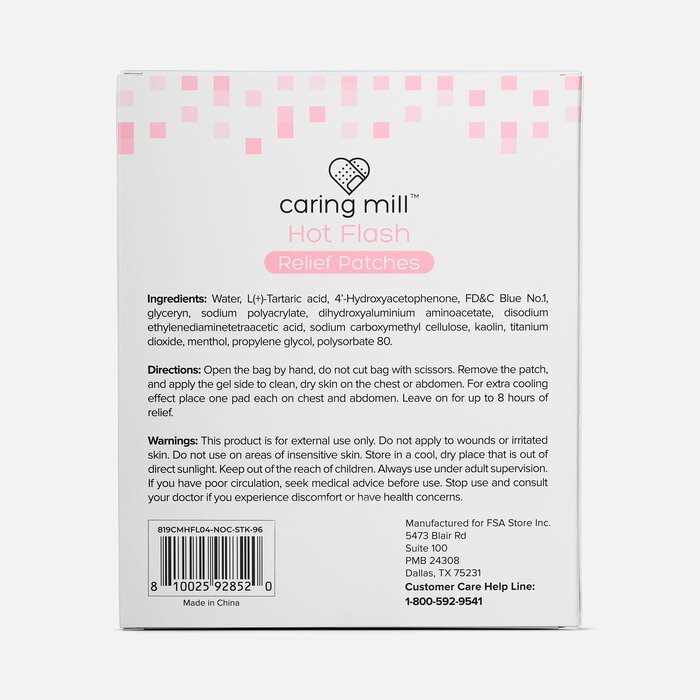 Caring Mill™ Hot Flash Relief Patch, 6 ct., , large