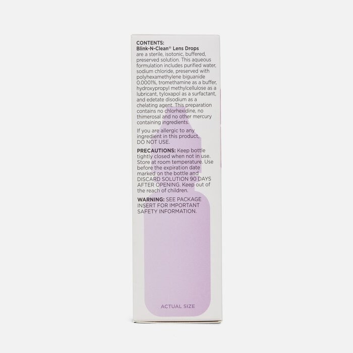 Bausch + Lomb Blink-N-Clean Lens Drops, 0.5 fl oz., , large