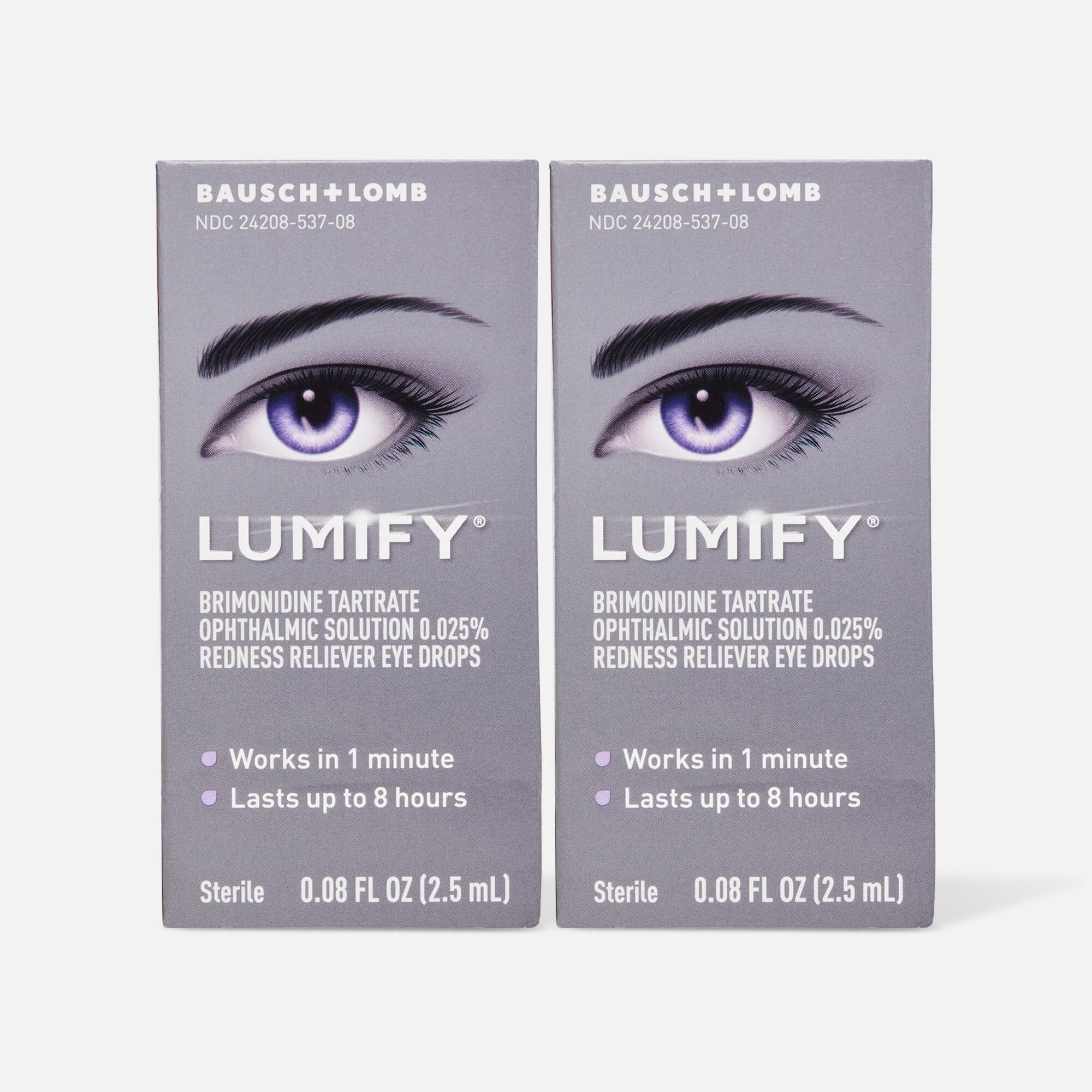 LUMIFY® Redness Reliever Eye Drops, 0.08 fl. oz. (2-Pack), , large