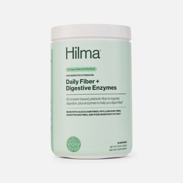 Hilma Daily Fiber Supplement + Digestive Enzymes, 8.36 oz., 30 servings, , large