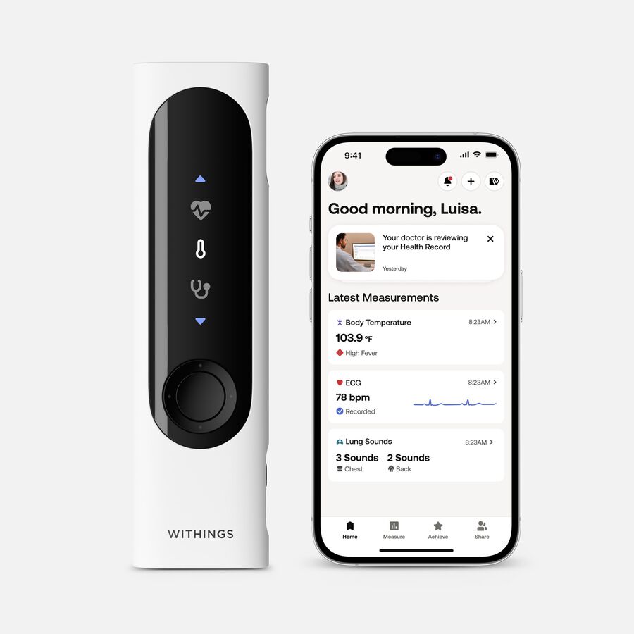 Withings BeamO 3-In-1 Complete Health Monitoring Tool, , large image number 0