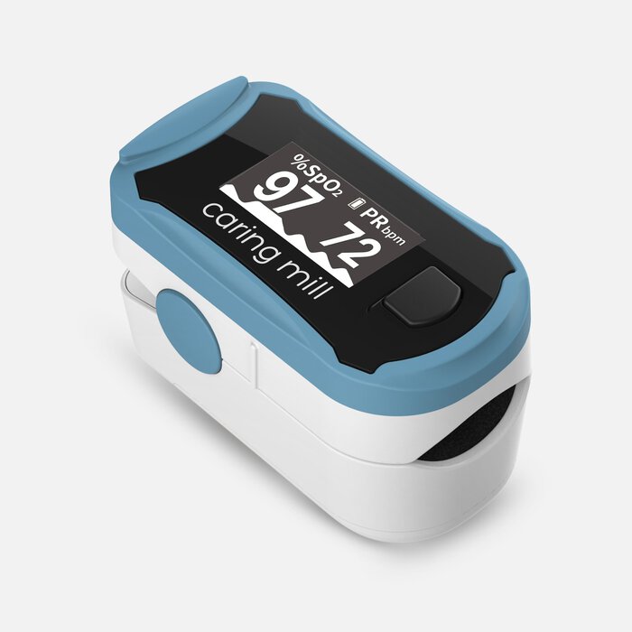 Caring Mill™ Fingertip Pulse Oximeter, , large