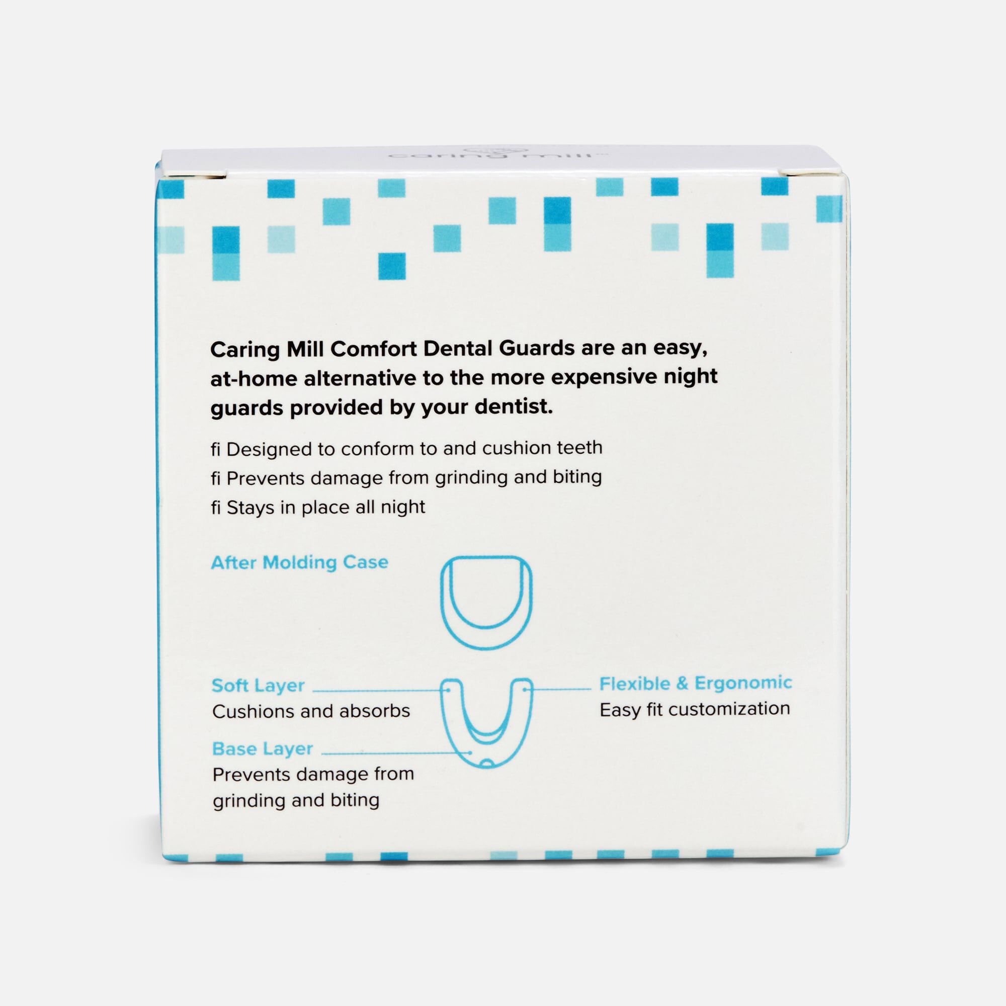 Caring Mill™ Comfort Nighttime Dental Guards – 2 Guards 1 Case, , large