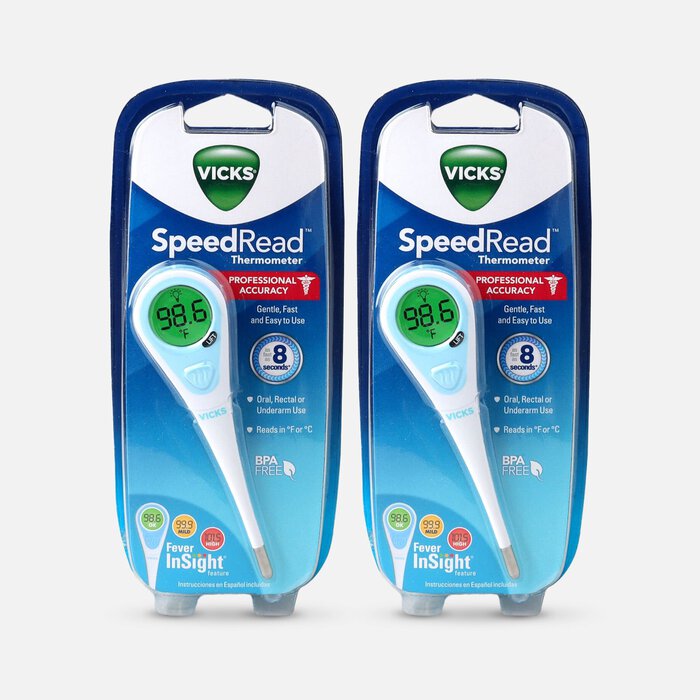 Vicks SpeedRead Digital Thermometer (2-Pack), , large
