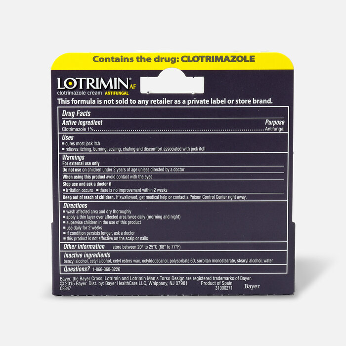 Lotrimin AF Antifungal Jock Itch Cream, .42 oz., , large