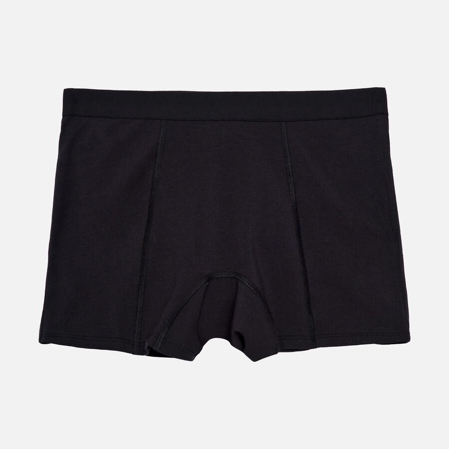 Thinx Overnight Boyshort Period Underwear, Black, , large image number 0