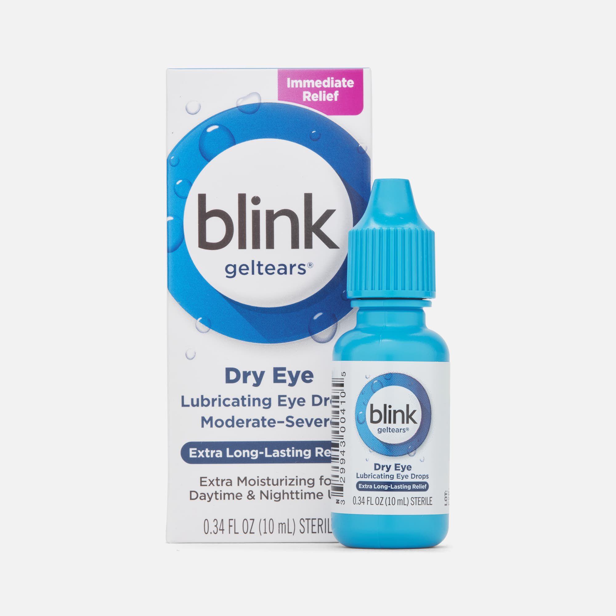 Bausch + Lomb Blink GelTears Lubricating Eye Drops, 0.34 fl oz., , large