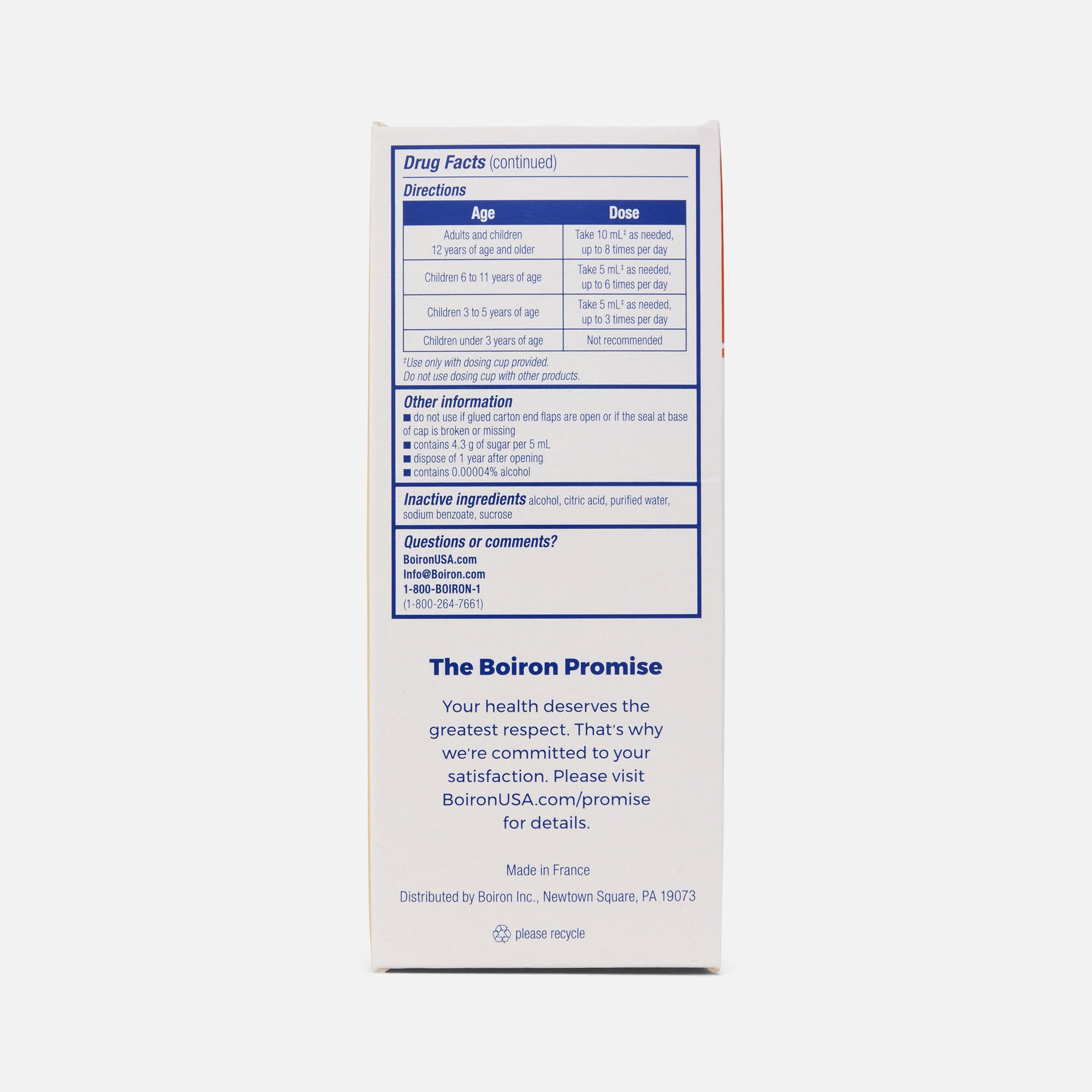 Boiron Chestal Cold & Cough Multi-Symptom Formula for Nasal & Chest Congestion, Cough, Runny Nose, 6.7 fl oz., , large