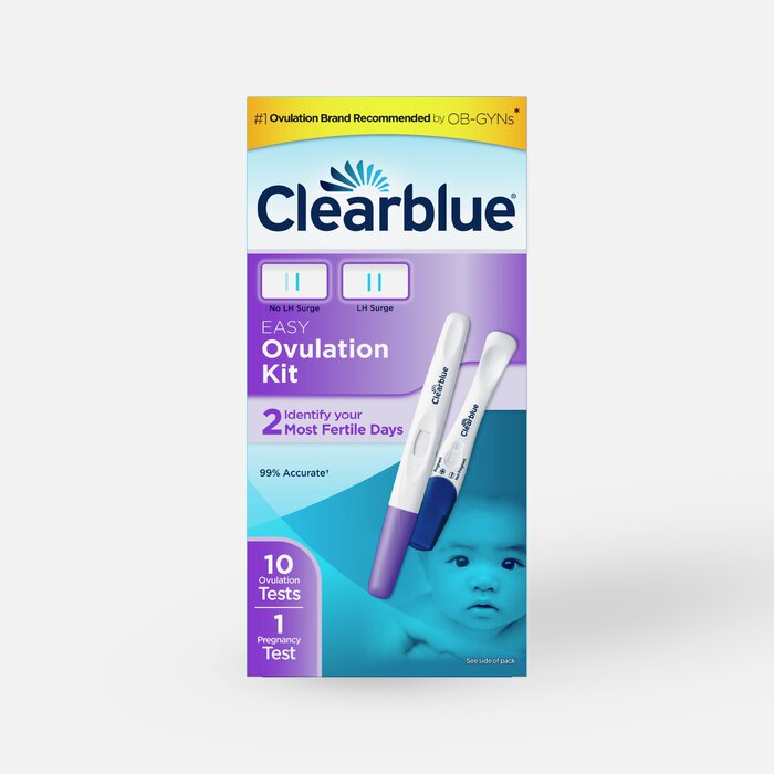 Clearblue Ovulation Complete Starter Kit, 10 Ovulation Tests and 1 Pregnancy Test, , large