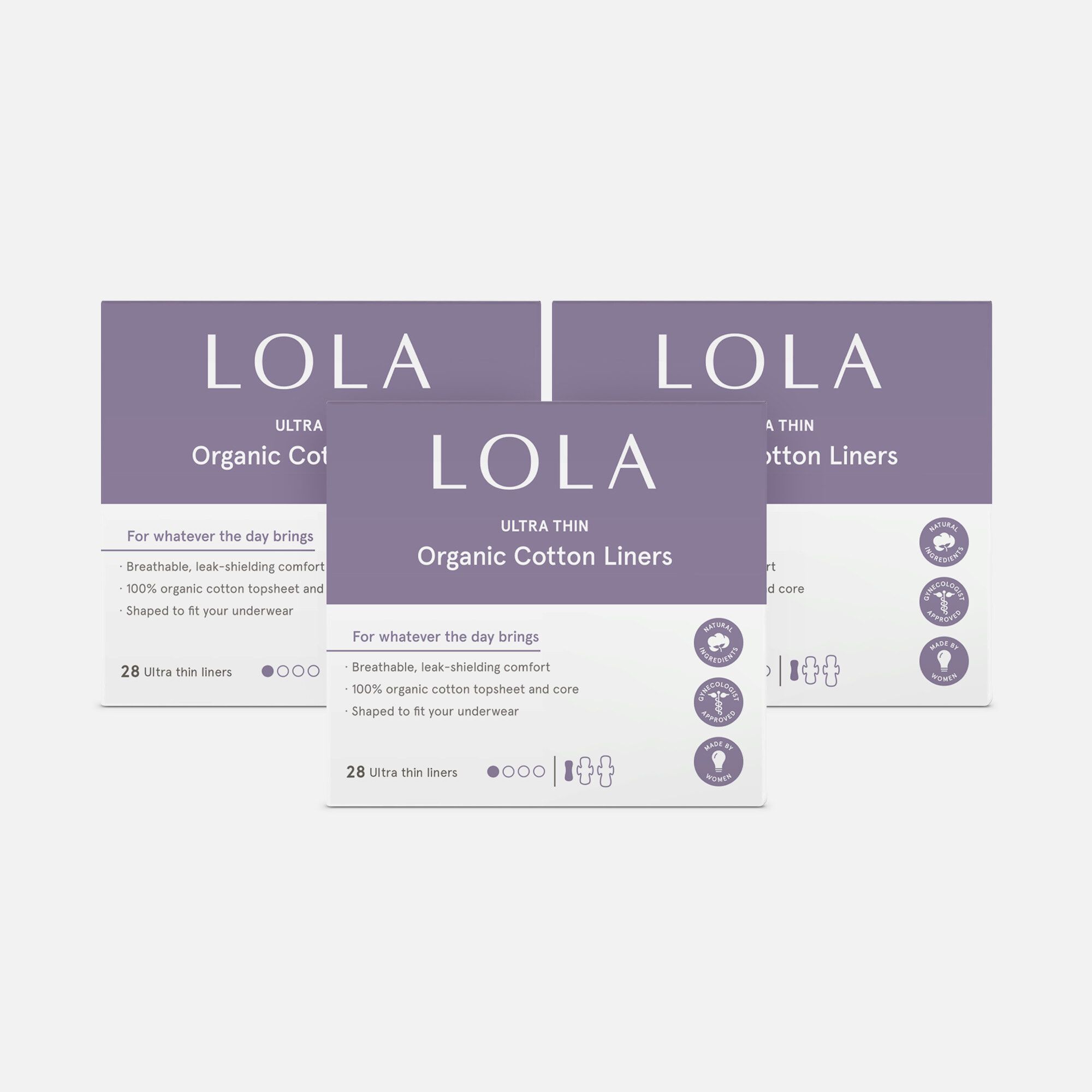LOLA Ultra Thin Liners, 28 ct. (3-Pack), , large