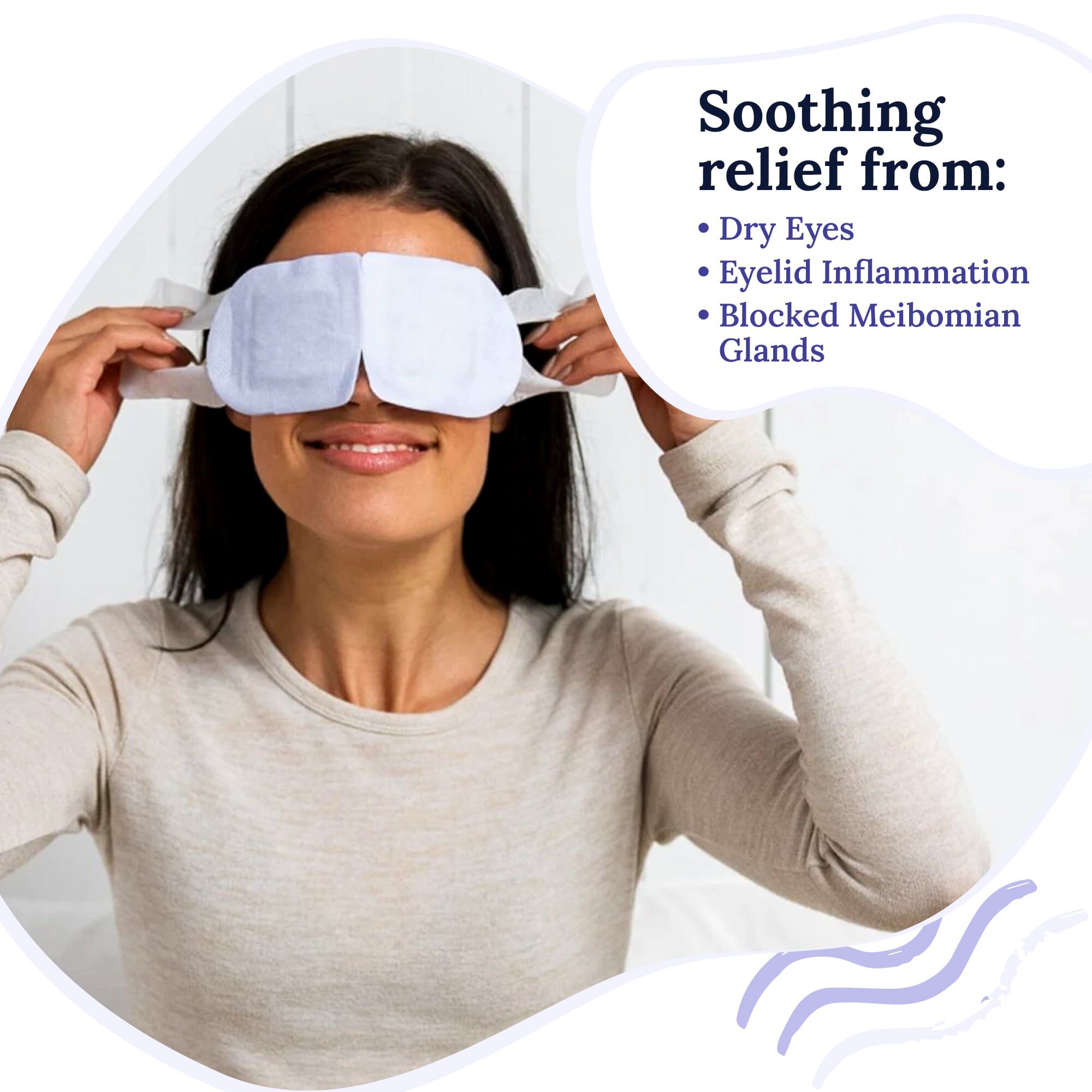 CorneaCare Rest Self-Heating Eye Mask, 30 ct., , large