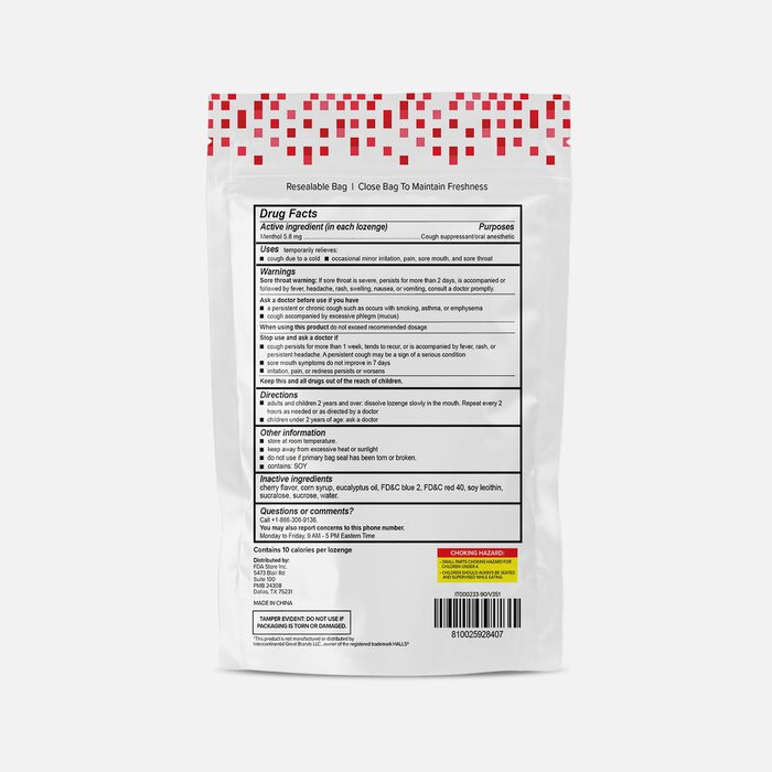 Caring Mill™ Cough Drops, Cherry, 90 ct., , large