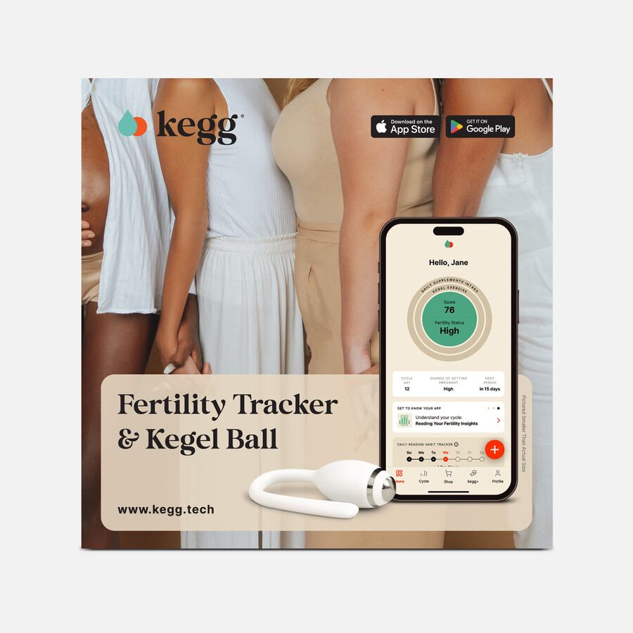 keggᵀᴹ Fertility Tracker and Kegel Ball, , large image number 1