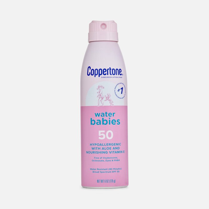Coppertone WaterBabies Sunscreen Spray, SPF 50, 6 oz., , large