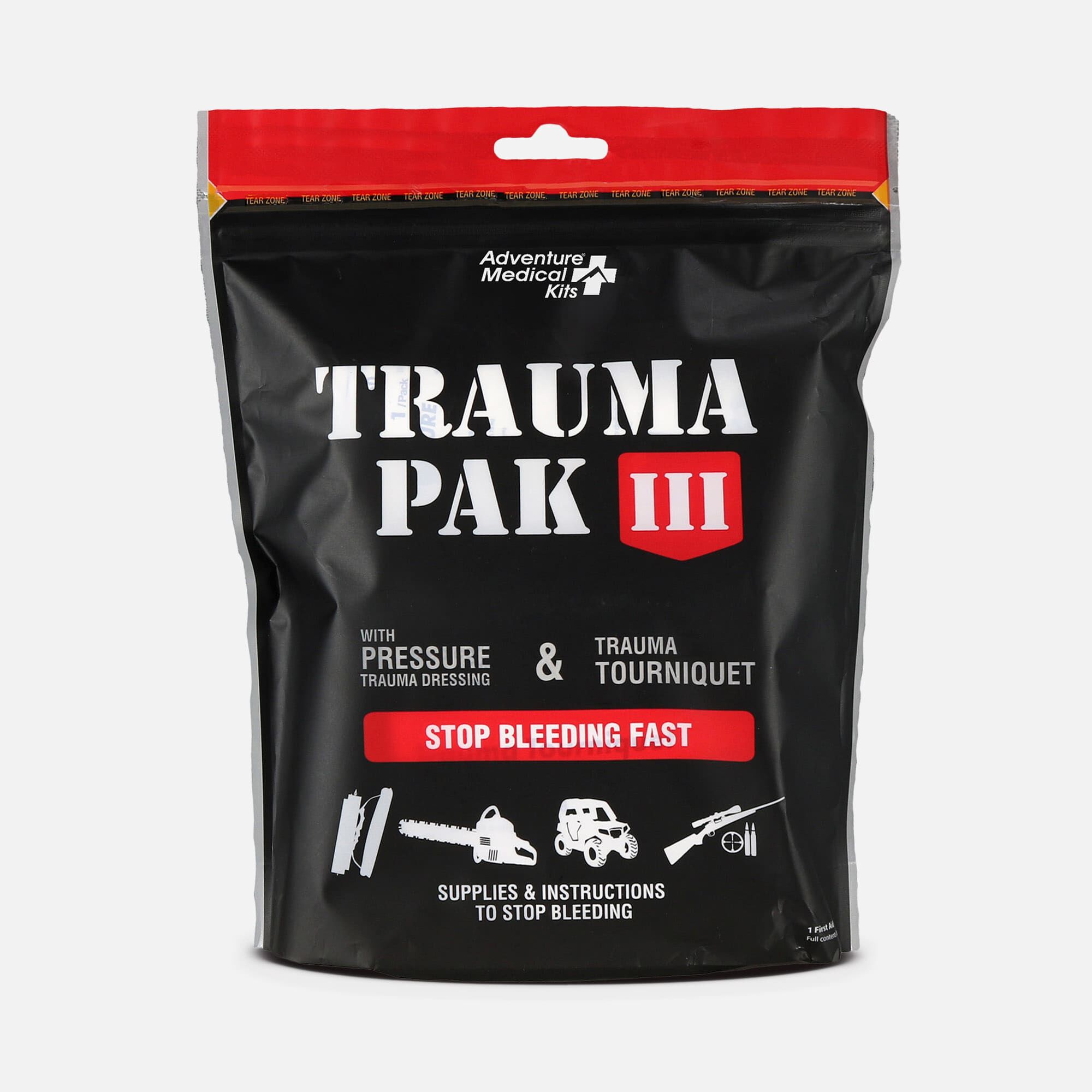 Adventure Medical Kits Trauma Pak III with Tourniquet, 7 pc.