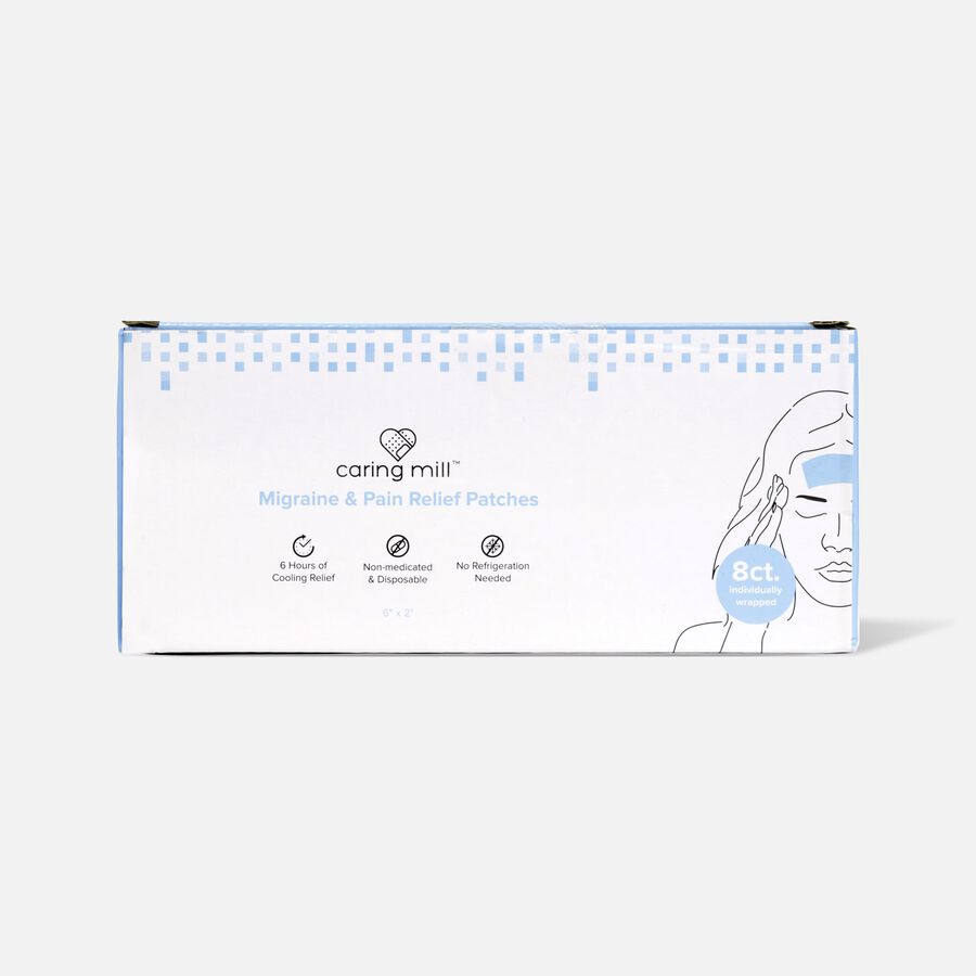 Caring Mill Migraine & Pain Relief Patches, 8 ct., , large image number 0