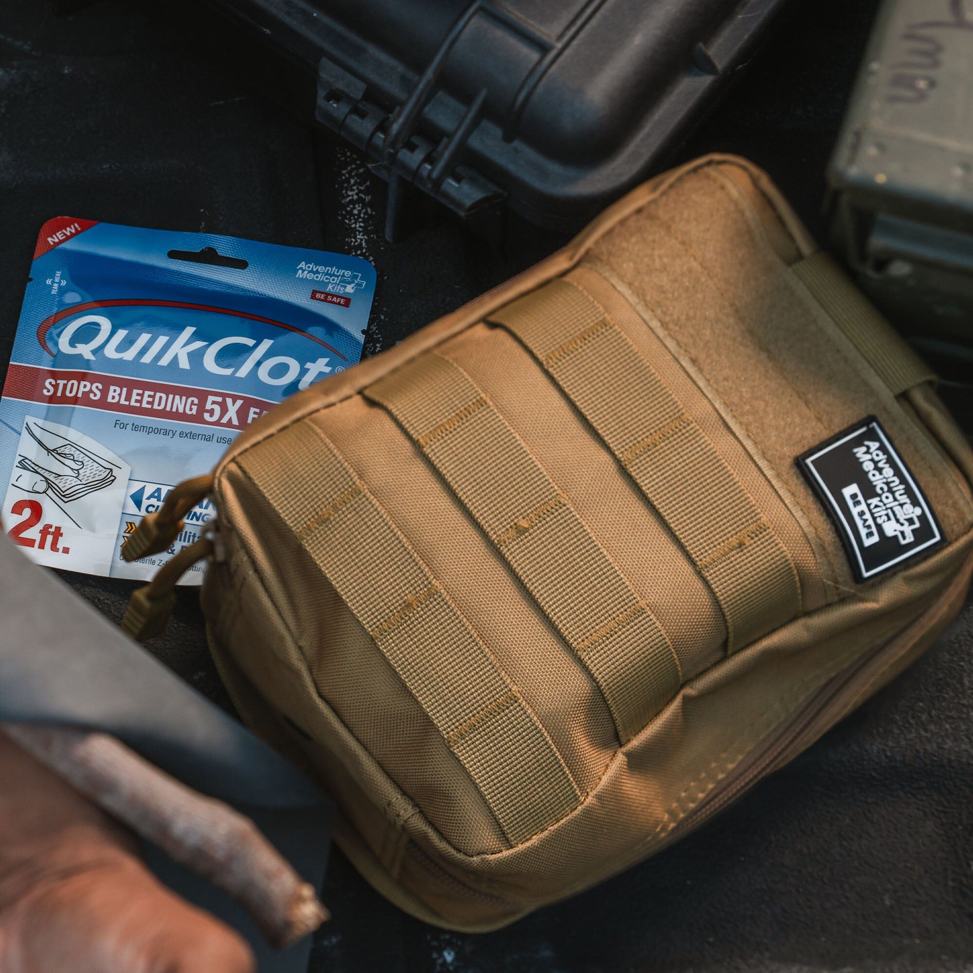 Adventure Medical Kits MOLLE Bag Trauma Kit 2.0, Khaki, large