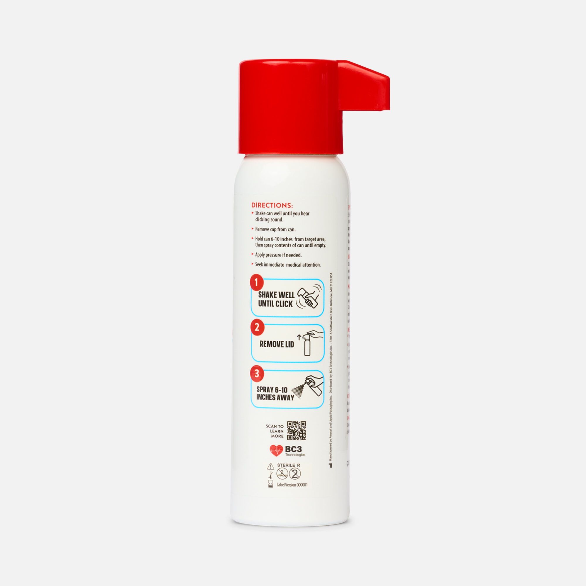 SEAL Hemostatic Wound Spray, 1.5 oz., 3 pack, , large