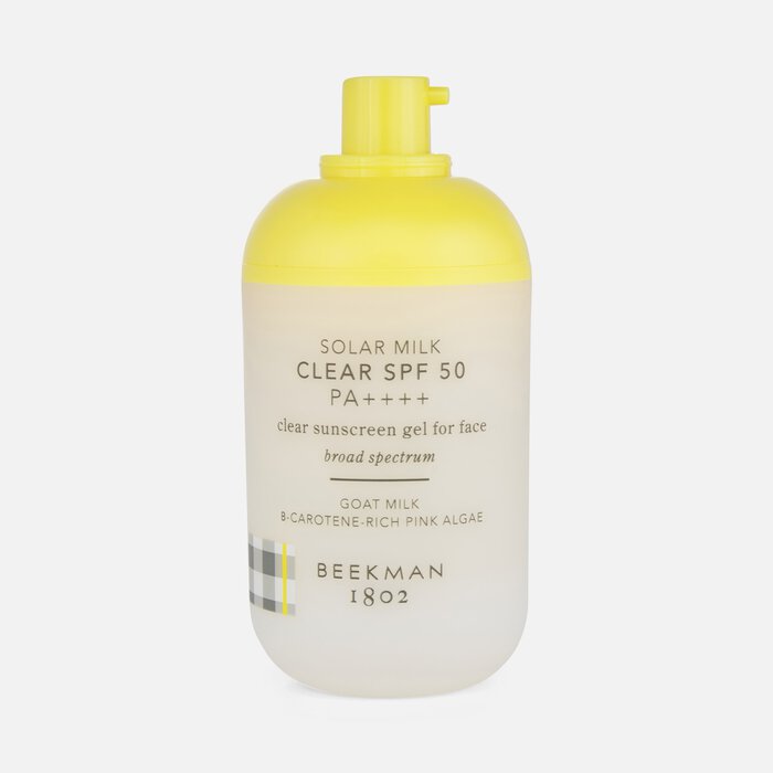Beekman 1802 Solar Milk Clear SPF 50 PA++++ Sunscreen Gel for Face, 1.69 fl oz., , large