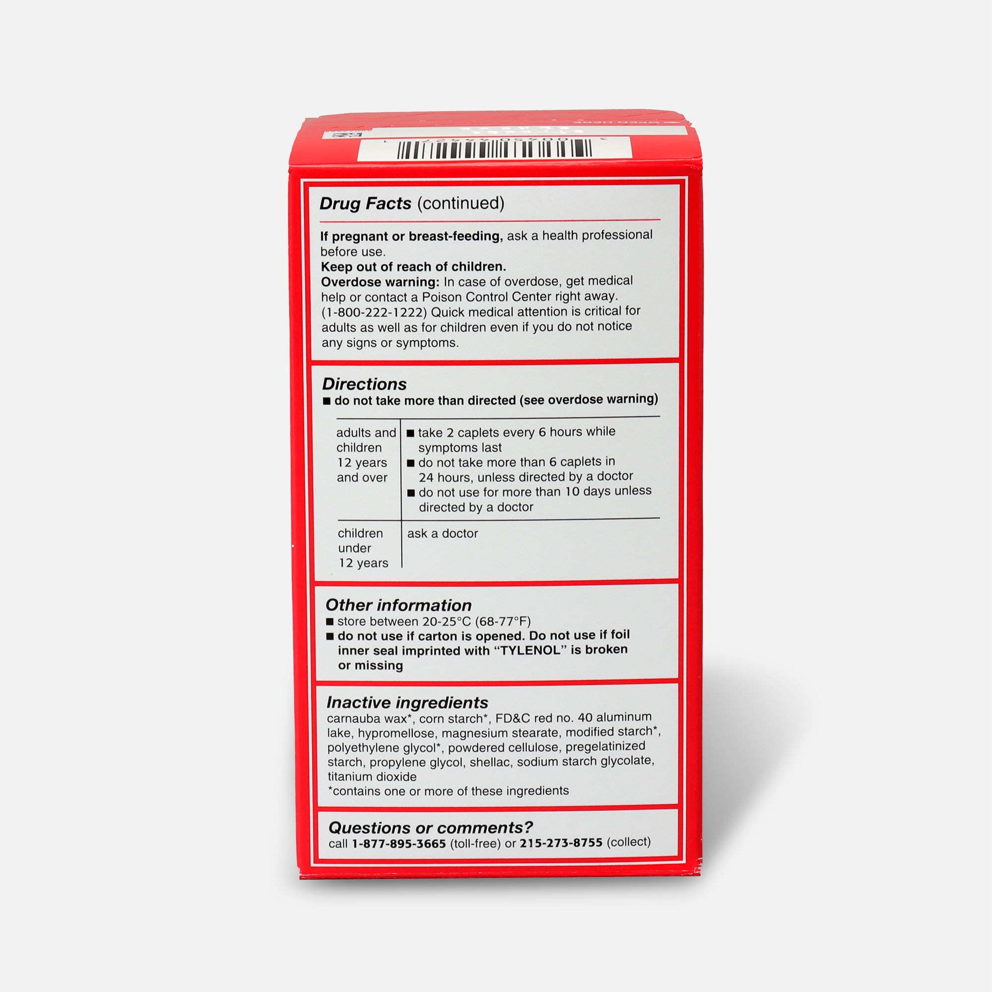Tylenol Extra Strength Caplets, , large