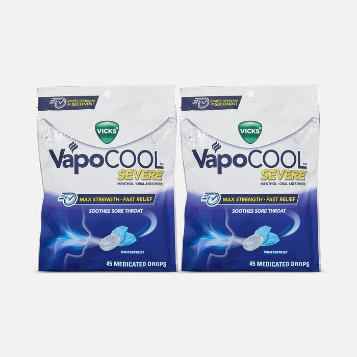 Vicks VapoCool Severe Drops, 45 ct. (2-Pack), , large
