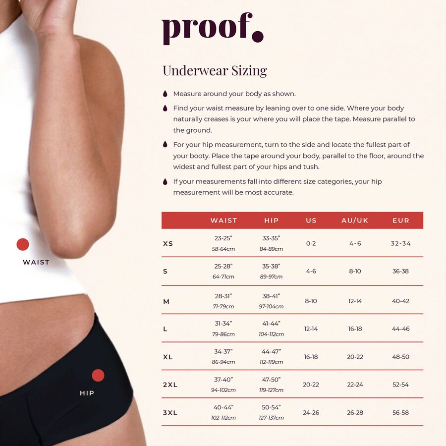 Proof® Period Underwear - Everyday Panties (1 Light Tampon/Panty Liner), , large image number 2
