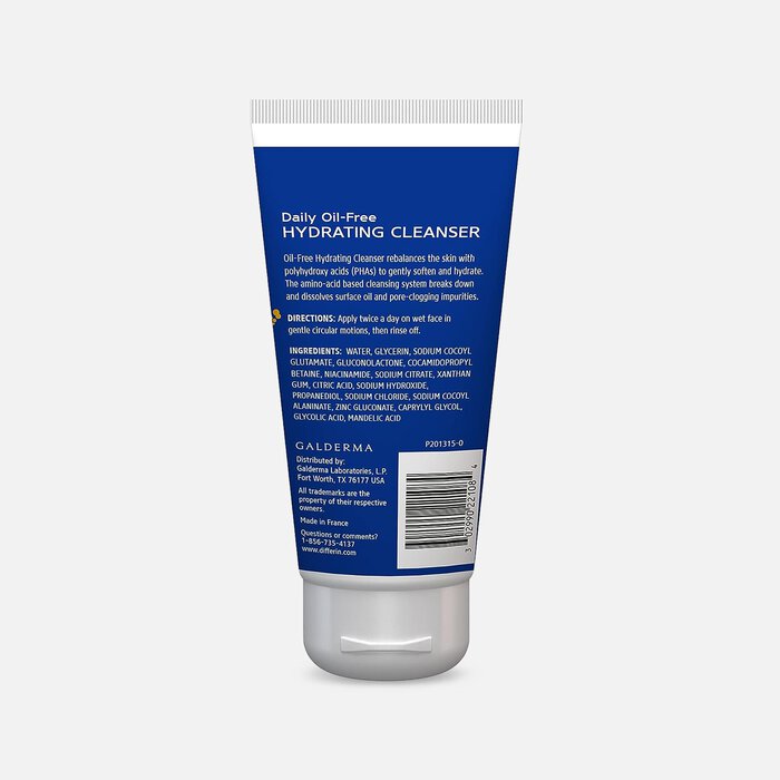 Differin Daily Oil-Free Hydrating Cleanser, 6 oz., , large