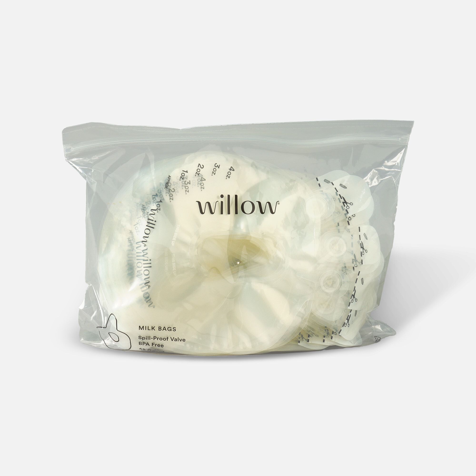 Willow Spill-Proof Milk Bags, 48 ct., 4 oz., , large