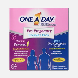 One A Day® Pre-Pregnancy Multivitamin Couples Pack, Women's Softgels 30 ct. + Men's Tablets 30 ct.