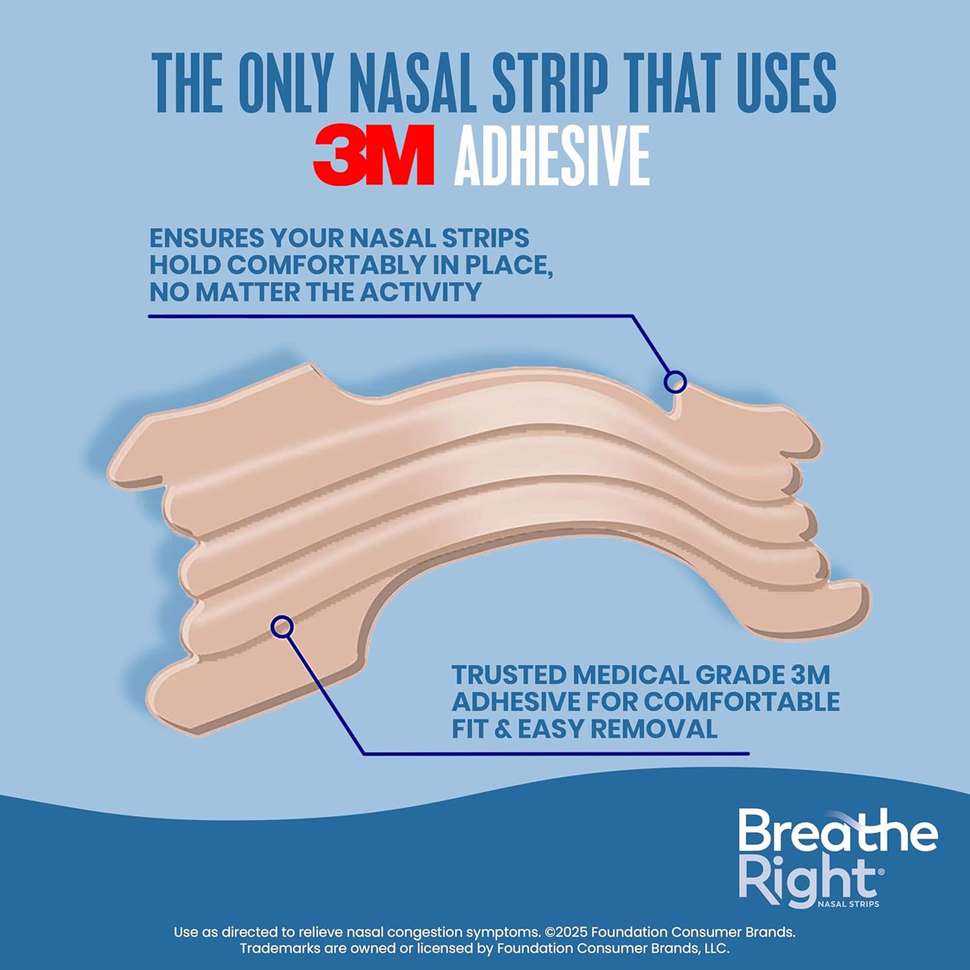Breathe Right Extra Strength Nasal Strips, Menthol Scented, Tan, 26 ct., , large