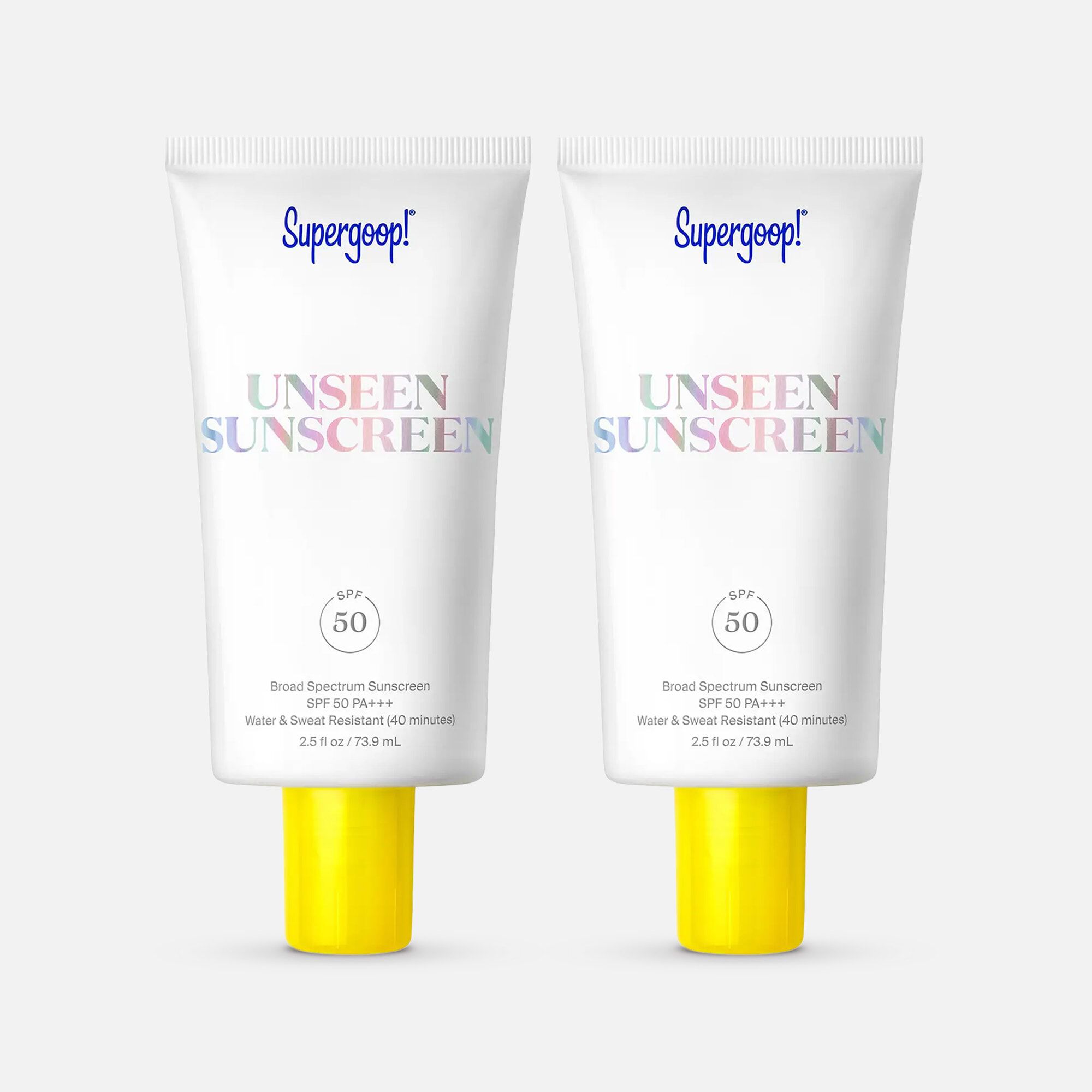 Supergoop! Unseen Sunscreen, SPF 50, 2.5 fl. oz. (2-Pack), , large