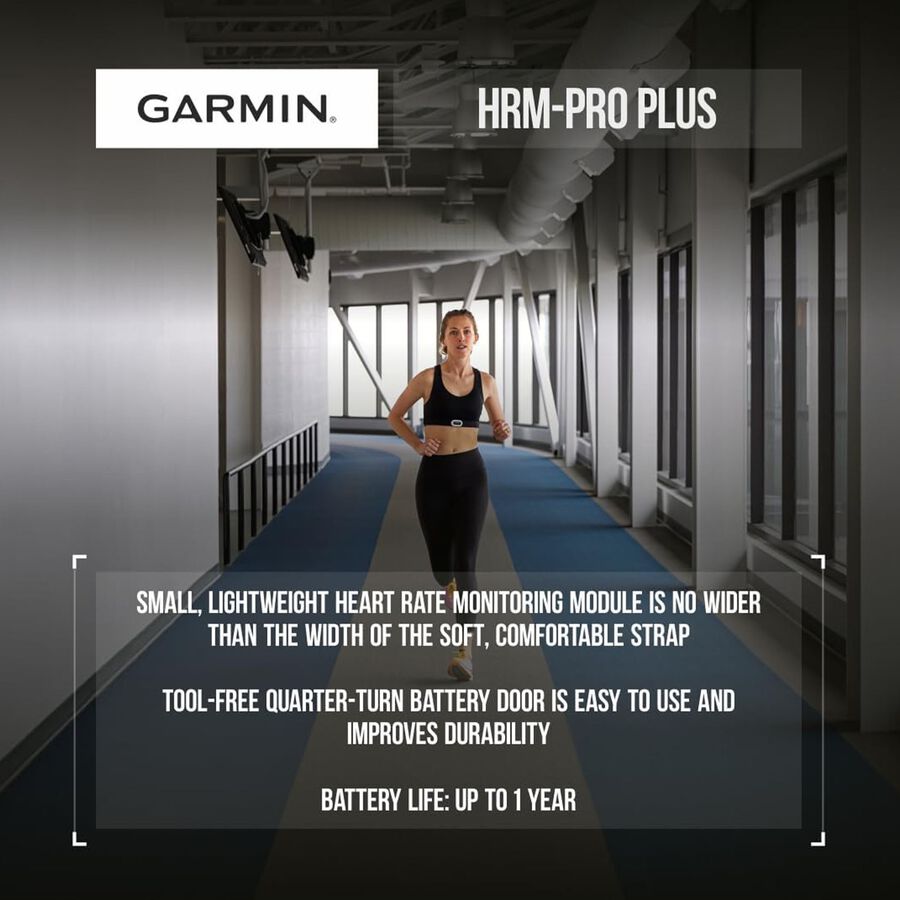Garmin HRM-Pro Plus Chest Strap Heart Rate Monitor, , large image number 1