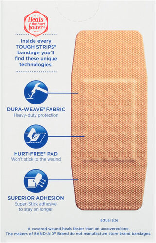 BAND-AID® Tough-Strips, Extra Large, 10 ct., , large