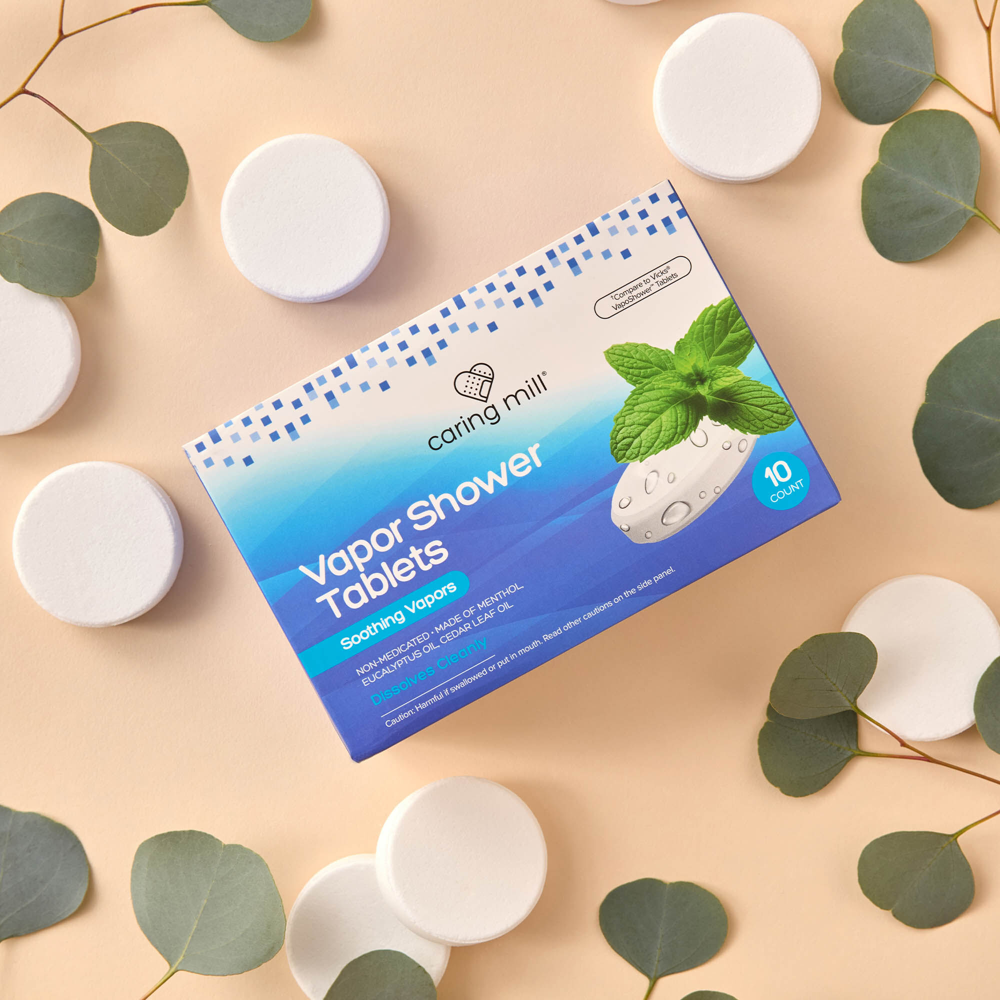 Caring Mill™ Vapor Shower Tablets, 10 ct., , large